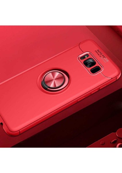 Samsung Galaxy S8 Plus Uyumlu Kılıf Ravel Silikon Kapak, Kırmızı