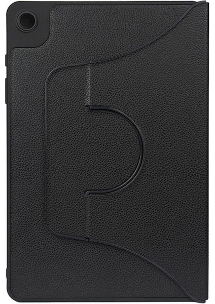 Samsung Galaxy Tab A9 Plus Uyumlu Zore Fest Dönebilen Standlı Kılıf, Siyah
