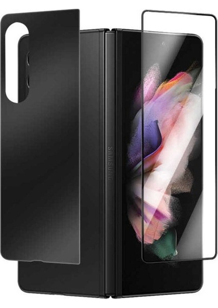 Samsung Galaxy Z Fold 4 Uyumlu 3D Side Glass Ekran Koruyucu