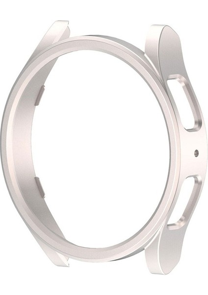 Samsung Galaxy Watch 6 40MM Uyumlu Sert Pc Kasa Koruyucu Zore Watch Gard 16, Starlight