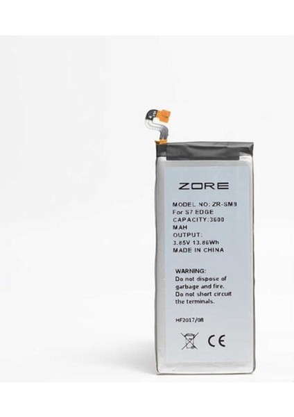 Samsung Galaxy S7 Edge Uyumlu Zore Tam Orjinal Batarya