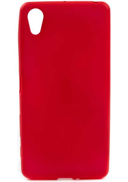 Sony Xperia x Performance Uyumlu Kılıf Premier Silikon Kapak, Kırmızı
