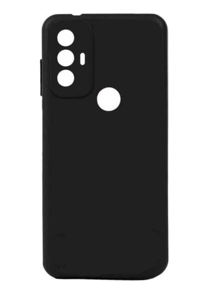 Tcl 30 Se Uyumlu Kılıf Biye Silikon, Siyah