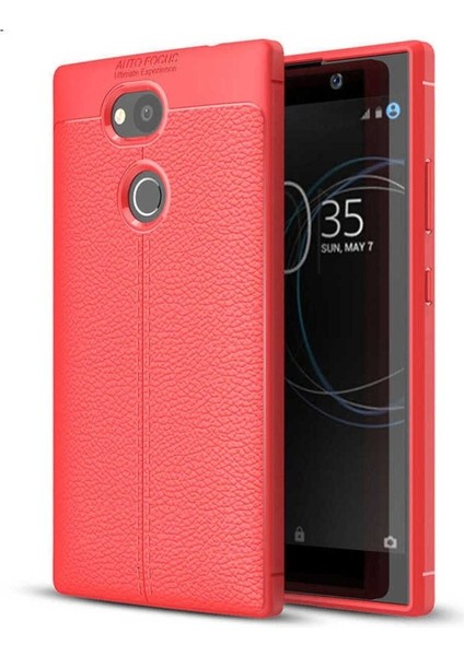 Sony Xperia Xa2 Ultra Uyumlu Kılıf Niss Silikon Kapak, Kırmızı