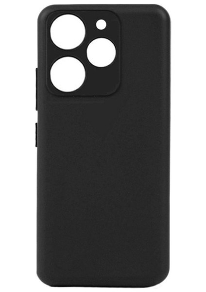 Tecno Spark 10 Pro Uyumlu Kılıf Biye Silikon, Siyah