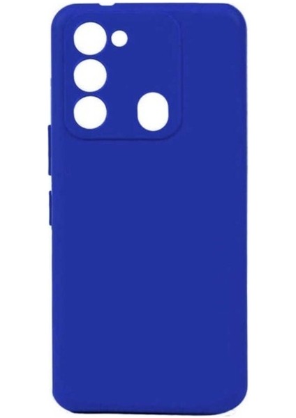 Tecno Spark 8c Uyumlu Kılıf Biye Silikon, Mavi