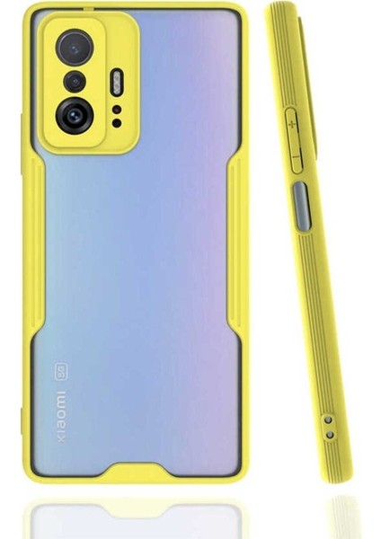 Xiaomi Mi 11T Pro 5g Uyumlu Kılıf Parfe Kapak, Sarı