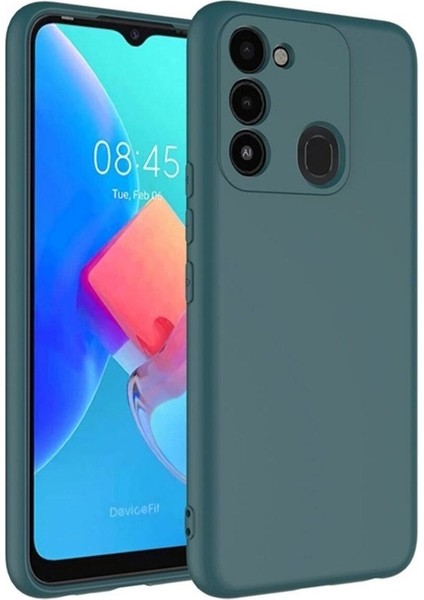 Tecno Spark 8c Uyumlu Kılıf Mara Lansman Kapak, Koyu Yeşil