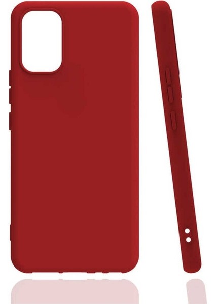 Vivo V21E Uyumlu Kılıf Biye Silikon, Kırmızı