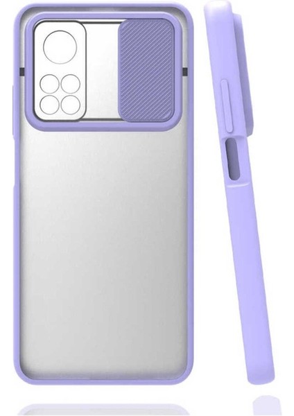Xiaomi Mi 10T Pro 5g Uyumlu Kılıf Lensi Kapak, Lila