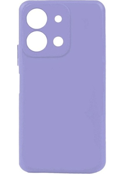 Vivo Y36 4g Uyumlu Kılıf Biye Silikon, Lila