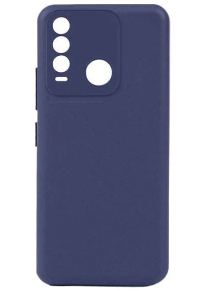 Tecno Spark 8t Uyumlu Kılıf Biye Silikon, Lacivert