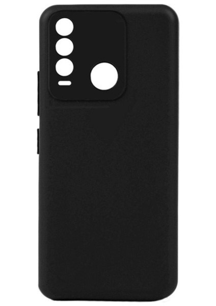 Tecno Spark 8t Uyumlu Kılıf Biye Silikon, Siyah