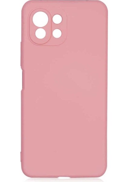Xiaomi Mi 11 Lite Uyumlu Kılıf Mara Lansman Kapak, Açık Pembe
