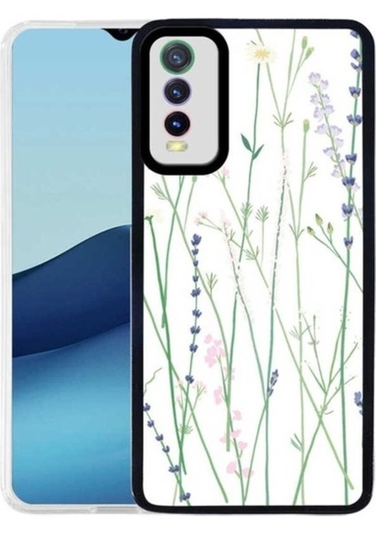 Vivo Y20S Uyumlu Kılıf M-Fit Desenli Kapak, Flower No4