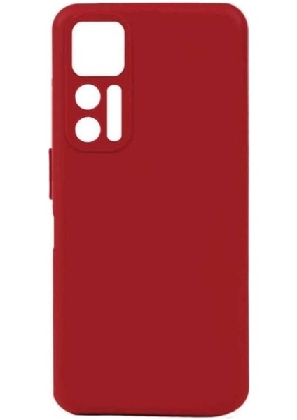 Tcl 30 Plus Uyumlu Kılıf Biye Silikon, Kırmızı