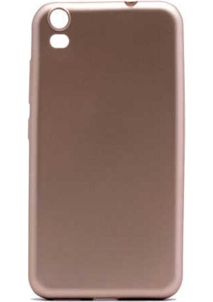 Vestel Venüs V5 Uyumlu Kılıf Premier Silikon Kapak, Gold