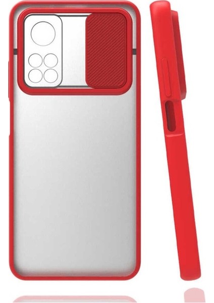 Xiaomi Mi 10T Pro 5g Uyumlu Kılıf Lensi Kapak, Kırmızı