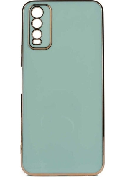 Vivo Y20S Uyumlu Kılıf Bark Kapak, Açık Yeşil