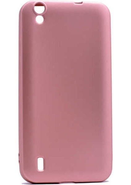 Vestel Venüs 5000 Uyumlu Kılıf Premier Silikon Kapak, Rose Gold