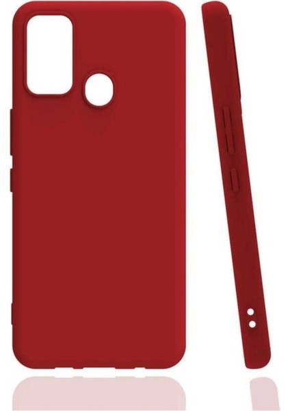 Tecno Spark 7 Uyumlu Kılıf Biye Silikon, Kırmızı