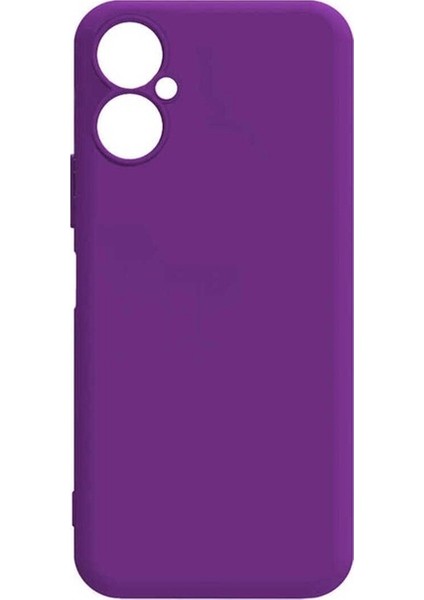 Tecno Spark 9 Pro Uyumlu Kılıf Biye Silikon, Mor