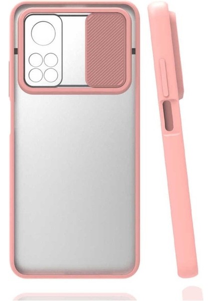 Xiaomi Mi 10T Pro 5g Uyumlu Kılıf Lensi Kapak, Açık Pembe