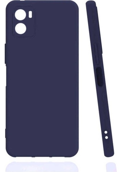 Vivo Y15S Uyumlu Kılıf Biye Silikon, Lacivert