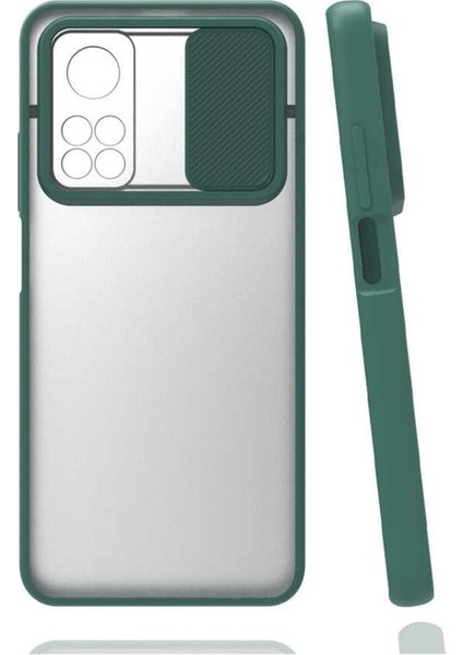 Xiaomi Mi 10T Pro 5g Uyumlu Kılıf Lensi Kapak, Koyu Yeşil