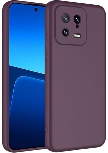 Xiaomi Mi 13 Uyumlu Kılıf Mara Lansman Kapak, Koyu Mor