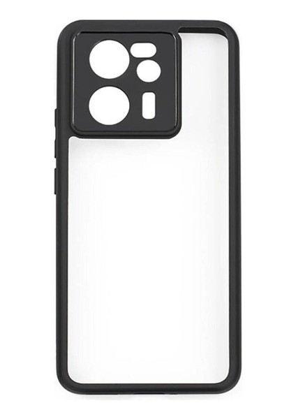 Xiaomi Mi 13T Uyumlu Kılıf Kamera Korumalı Şeffaf Arka Yüzey New Roll Kapak