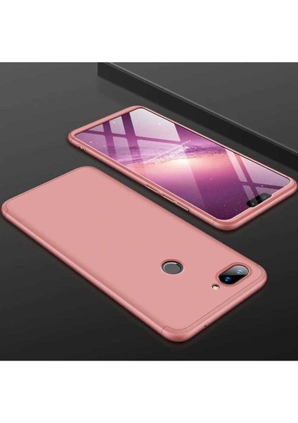 Xiaomi Mi 8 Lite Uyumlu Kılıf Ays Kapak, Rose Gold