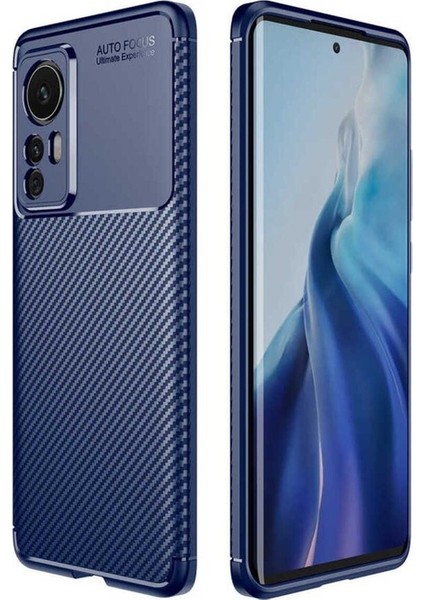 Xiaomi Mi 12 Pro Uyumlu Kılıf Negro Silikon Kapak, Lacivert