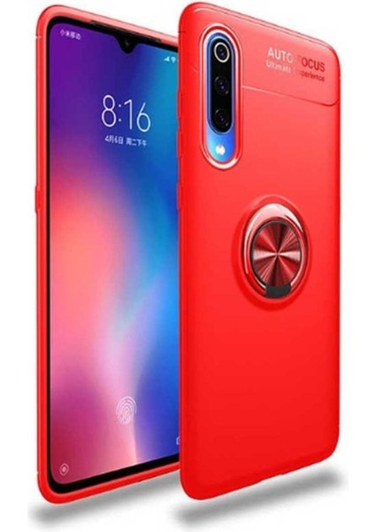 Xiaomi Mi 9 Uyumlu Kılıf Ravel Silikon Kapak, Kırmızı