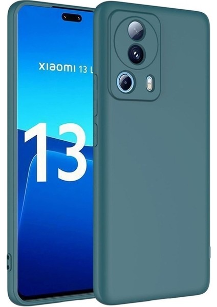 Xiaomi Mi 13 Lite Uyumlu Kılıf Mara Lansman Kapak, Koyu Yeşil