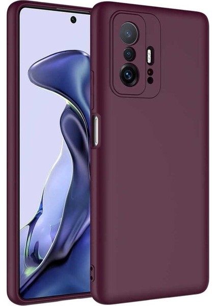 Xiaomi Mi 11T 5g Uyumlu Kılıf Mara Lansman Kapak, Koyu Mor