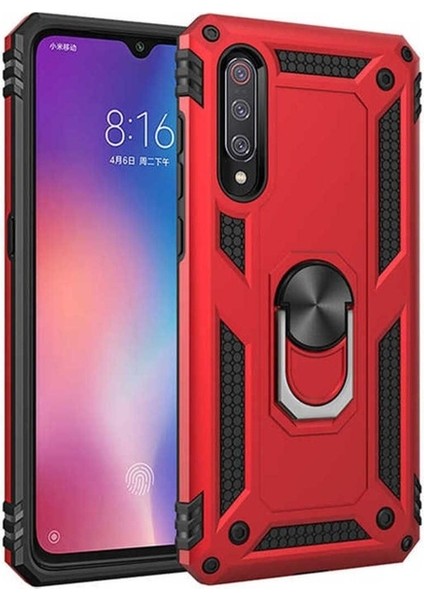 Xiaomi Mi 9 Uyumlu Kılıf Vega Kapak, Kırmızı