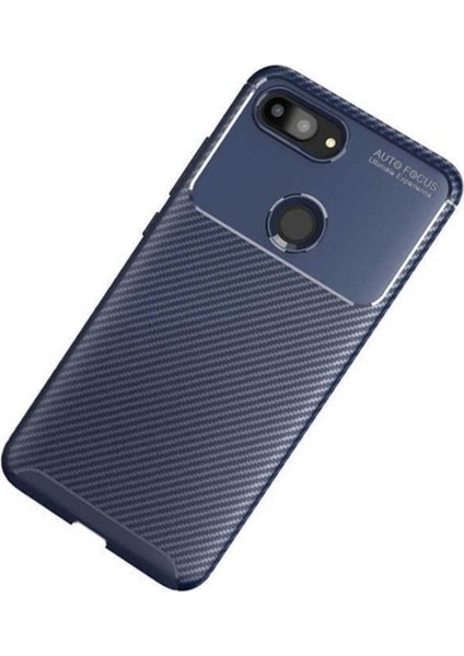 Xiaomi Mi 8 Lite Uyumlu Kılıf Negro Silikon Kapak, Lacivert