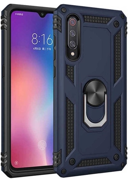 Xiaomi Mi 9 Uyumlu Kılıf Vega Kapak, Mavi