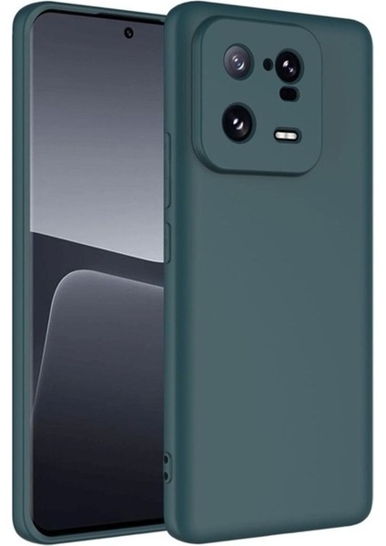 Xiaomi Mi 13 Pro Uyumlu Kılıf Mara Lansman Kapak, Koyu Yeşil