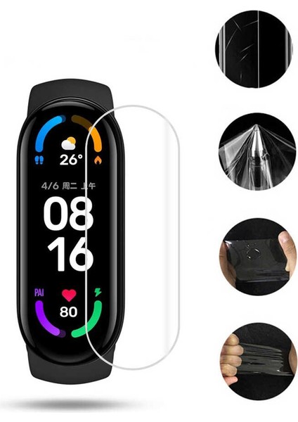 Xiaomi Mi Band 7 Uyumlu Zore Narr Tpu Body Ekran Koruyucu fiyatları