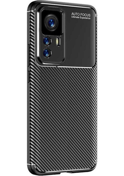 Xiaomi Mi 12T Uyumlu Kılıf Negro Silikon Kapak, Siyah