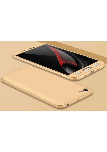 Xiaomi Mi 5 Uyumlu Kılıf Ays Kapak, Gold