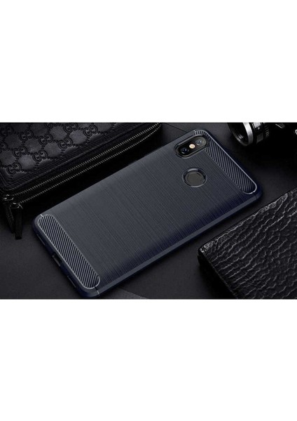 Xiaomi Mi A2 Lite Uyumlu Kılıf Room Silikon Kapak, Lacivert