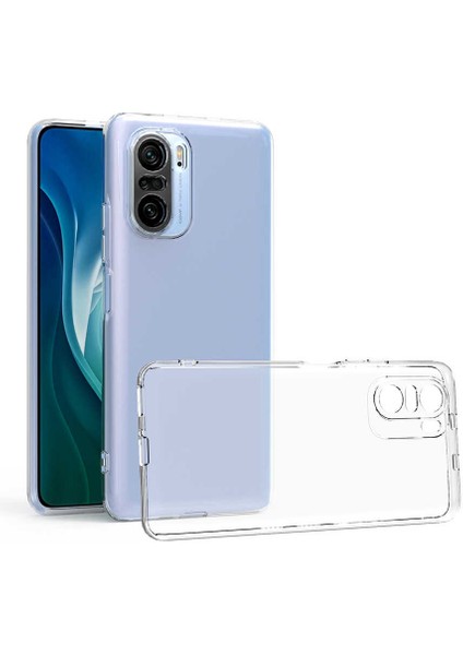 Xiaomi Poco F3 Uyumlu Kılıf Kamera Korumalı Süper Silikon Kapak