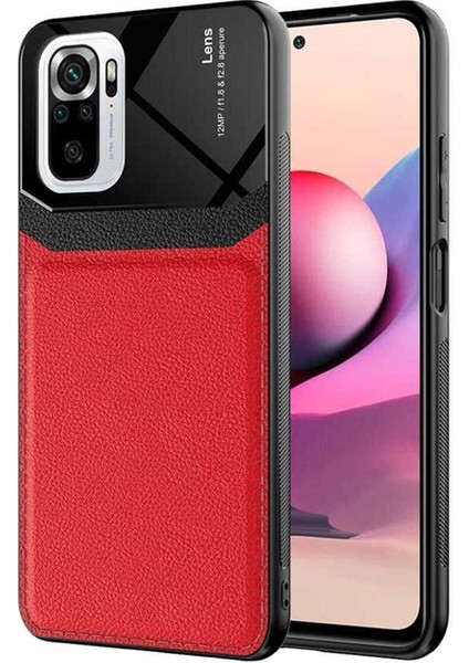 Xiaomi Poco M5S Uyumlu Kılıf Emiks Kapak, Kırmızı