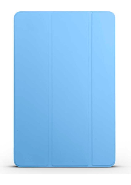 Xiaomi Mi Pad 5 Uyumlu Zore Smart Cover Standlı 1-1 Kılıf, Mavi