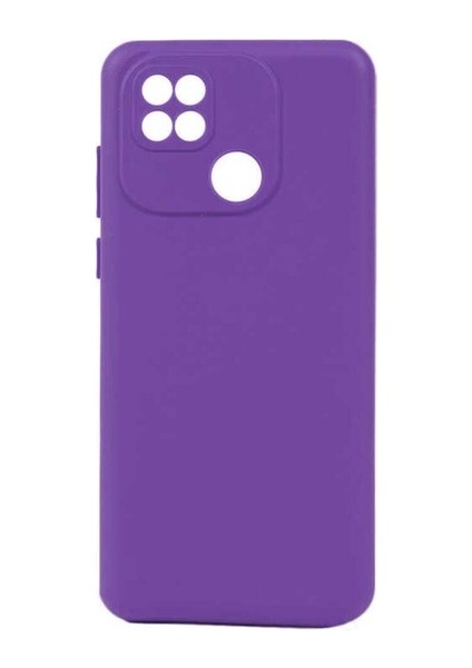 Xiaomi Poco C40 Uyumlu Kılıf Biye Silikon, Mor