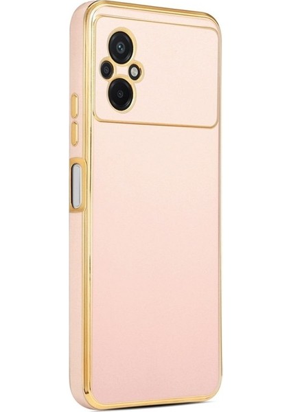 Xiaomi Poco M5 Uyumlu Kılıf Bark Kapak, Rose Gold