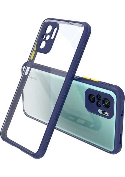 Xiaomi Poco M5S Uyumlu Kılıf Kaff Kapak, Lacivert